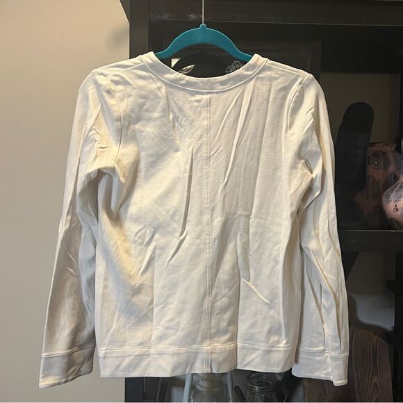 Athleta White Quarter Zip Top - Picture 6 of 6